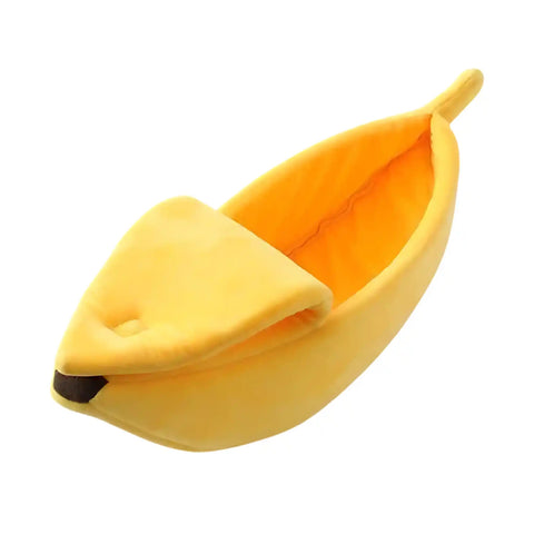 Cama Banana Amarela Para Cães e Gatos A Yeet