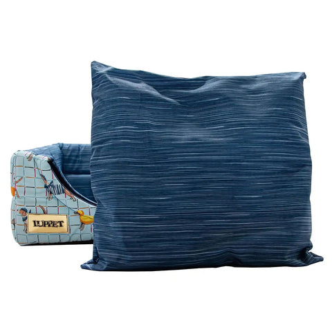 Cama Iglu e Toca Para Cachorro Impermeável Luppet Azul Luppet