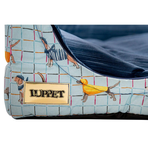 Cama Iglu e Toca Para Cachorro Impermeável Luppet Azul Luppet