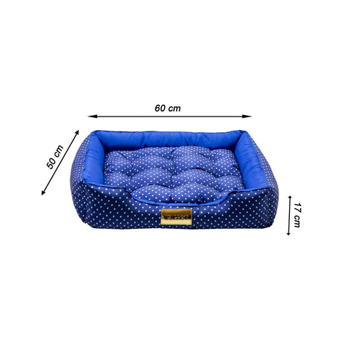 Cama Para Pet Retangular Impermeável Luppet Azul Luppet