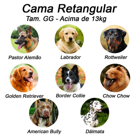 Cama Para Pet Retangular Impermeável Luppet Azul Luppet