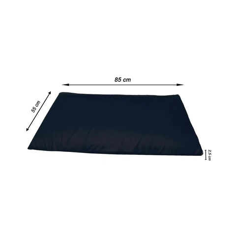 Colchonete Impermeável Preto Luppet 75x55cm até 60kg Luppet