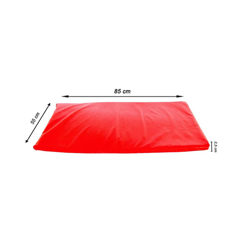 Colchonete Impermeável Vermelho Luppet 75x55cm até 60kg Luppet