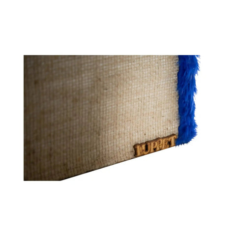 Kit 2 Arranhadores Azul Canto Sofá Sustentável Luppet Calmante Luppet