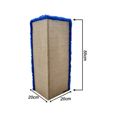 Kit 2 Arranhadores Azul Canto Sofá Sustentável Luppet Calmante Luppet