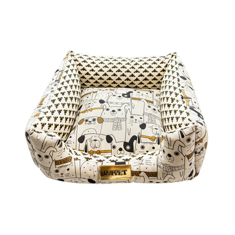 Kit Enxoval 4-in-1 Impermeavel Luppet Bege Pets Luppet