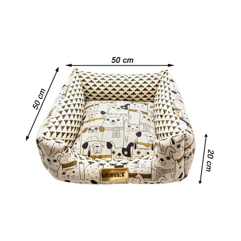 Kit Enxoval 4-in-1 Impermeavel Luppet Bege Pets Luppet