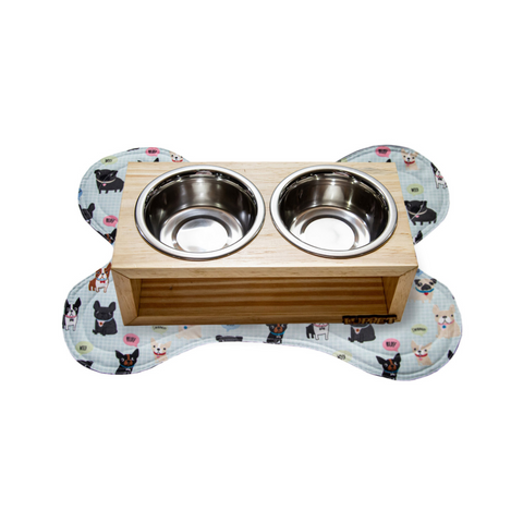 Kit Enxoval 4-em-1 Completo Azul Cachorrinho Bordado Luppet Luppet