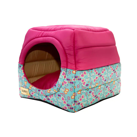 Toca Iglu Luppet Rosa Estampa Borboleta Luppet