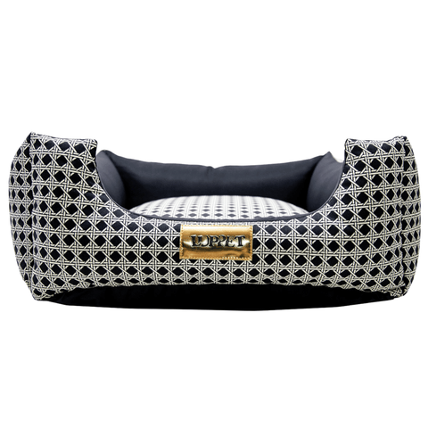 Cama Quadrada Luppet para cães e gatos - Microfibra impermeável, 3 tamanhos disponíveis. Garantia 60 dias + frete grátis. Conforto superior para seu pet!