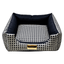 Cama Quadrada Luppet para cães e gatos - Microfibra impermeável, 3 tamanhos disponíveis. Garantia 60 dias + frete grátis. Conforto superior para seu pet!
