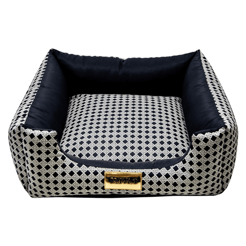 Cama Quadrada Luppet para cães e gatos - Microfibra impermeável, 3 tamanhos disponíveis. Garantia 60 dias + frete grátis. Conforto superior para seu pet!