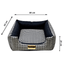 Cama Quadrada Luppet para cães e gatos - Microfibra impermeável, 3 tamanhos disponíveis. Garantia 60 dias + frete grátis. Conforto superior para seu pet!