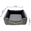 Cama Quadrada Luppet para cães e gatos - Microfibra impermeável, 3 tamanhos disponíveis. Garantia 60 dias + frete grátis. Conforto superior para seu pet!