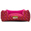 Cama Rosa Luppet para cães e gatos. Microfibra impermeável, 3 tamanhos. Garantia 60 dias + frete grátis!