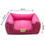 Cama Rosa Luppet para cães e gatos. Microfibra impermeável, 3 tamanhos. Garantia 60 dias + frete grátis!