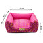 Cama Rosa Luppet para cães e gatos. Microfibra impermeável, 3 tamanhos. Garantia 60 dias + frete grátis!