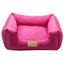 Cama Luxo Rosa Luppet para cães e gatos. Microfibra semi-impermeável, 3 tamanhos. Garantia 60 dias + frete grátis!
