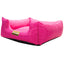 Cama Luxo Rosa Luppet para cães e gatos. Microfibra semi-impermeável, 3 tamanhos. Garantia 60 dias + frete grátis!