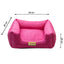 Cama Luxo Rosa Luppet para cães e gatos. Microfibra semi-impermeável, 3 tamanhos. Garantia 60 dias + frete grátis!