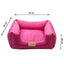 Cama Luxo Rosa Luppet para cães e gatos. Microfibra semi-impermeável, 3 tamanhos. Garantia 60 dias + frete grátis!