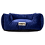 Cama Suede Azul Luppet para cães e gatos. Elegante, impermeável, 3 tamanhos. Garantia 60 dias + frete grátis!