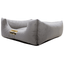 Cama Suede Cinza Luppet para cães e gatos. Elegante, impermeável, 3 tamanhos. Garantia 60 dias + frete grátis!