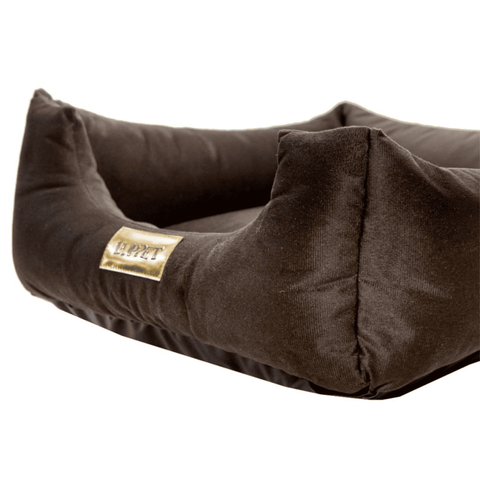 Cama Suede Marrom Luppet para cães e gatos. Aconchegante, impermeável, 3 tamanhos. Garantia 60 dias + frete grátis!